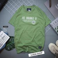 ราคา เสื้อยืนพื้นแขนสั้น งานปัก งานป้าย CC OO NO 44A S M L XL ผ้า Cotton 100 แพทเทิร์นทรงตรงสวมใส่ได้ทั้งชายและหญิง (8255907091)