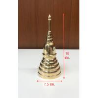 ราคา โกศ ทองเหลือง เกรดA ทรงเจดีย์ ขนาดความสูง 18ซม เส้นผ่านศูนย์กลางฐาน 7 5ซม โกศทองเหลือง รูปทรงสวย สีทองเงางาม (14923060553)