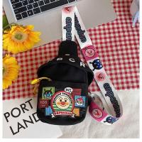 ราคา พร้อมส่ง กระเป๋าอันปังแมน กระเป๋าผ้าแคนวาส ปรับสายได้ กระเป๋าเด็ก (17300510106)