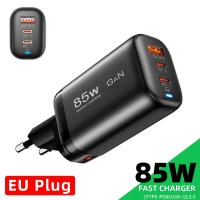 ราคา QC3 0ชาร์จเร็วจริงๆ85W GAN USB Type C PPS PD 65W 30W ชาร์จเร็วสำหรับ iPhone 15 14 Pro MacBook แล็ปท็อป iPad Samsung (21358177789)