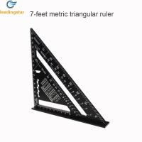 ราคา LeadingStar Fast Delivery Angle Ruler 7inch 12inch Metric Aluminum Alloy Triangular Measuring Ruler Woodwork Speed Square Triangular Angle Protractor (20155603250)