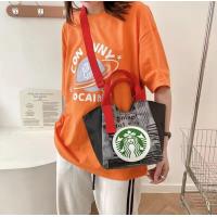 ราคา Starbucksกระเป๋าหิ้ว กระเป๋าไนลอน กระเป๋าช้อปปิ้ง กระเป๋าสะพายไหล่ (20266001024)