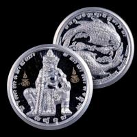 ราคา เหรียญ ท้าวเวสสุวรรณ หลังปลาตะเพียนคู่ ปี 2565 เนื้อเงินแท้ วัดพระศรีรัตนมหาธาตุ พิษณุโลก มีโค้ด มีกล่อง ขนาดเท่าเหรียญ 10 รับประกันพระแท้ (20570187641)