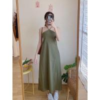ราคา Enjoy dress เดรสยาวสายV โชว์หลัง มีหลายสี ผ้าลินินฝ้าย สุดมินิมอล ใส่สวย น่ารักมาก สายคาเฟ่ห้ามพลาด (19467709548)