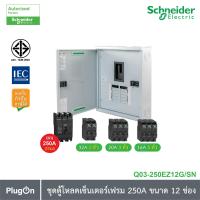 ราคา Schneider Electric ชุดตู้โหลดเซ็นเตอร์สแควร์ดีเฟรม 250A ขนาด 12 ช่อง เมนเบรกเกอร์ 250A 25kA ลูกย่อยเซอร์กิตเบรกเกอร์ ขนาด 32A 20A 16A (12399422344)