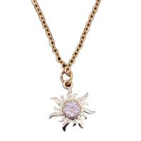 ราคา เครื่องประดับแฟชั่นคลื่นความโน้มถ่วงพลอยเทียมแวววาวของผู้หญิงจี้สร้อยคอรูปพระอาทิตย์ของขวัญคริสต์มาส (17361854679)