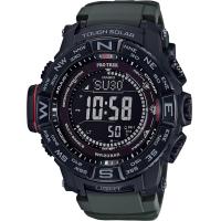 ราคา Casio Mens PRO TREK Tough Solar Powered and Stainless Steel Watch Color Green Model PRW 3510Y 8CR (16938775501)