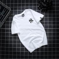ราคา New York Yankees Female male cotton fashion New York Yankees T shirt Womens short sleeved T shirt black white new summe (16486586623)