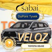 ราคา SABAI ผ้าคลุมรถยนต์ TOYOYA VELOZ เนื้อผ้า DuPont Tyvek 2 ชั้น ผ้าคลุมรถตรงรุ่น สำหรับ TOYOYA VELOZ ผ้าคลุมสบาย (16167927313)
