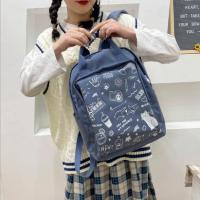 ราคา กระเป๋าเป้แฟชั่น2024 สะพายหลังSimple Graffiti กระเป๋าเป้สะพายหลัง จุของได้เยอะ พร้อมส่งจากไทย (9131705252)