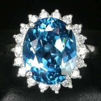 ราคา แหวนเงินแท้ 925 พลอยแท้ ฝังพลอยโทพาซ สีลอนดอน น้ำหนัก 4 51 กะรัต สวยไฟดีมากค่ะ (14473578210)