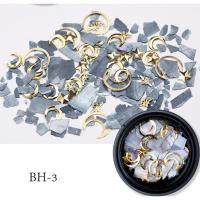 ราคา DIYเปลือกหอยแต่งเล็บ เปลือกหอย ตกแต่งเล็บ เปลือกหอยแต่งเล็บแบบบาง ติดง่าย (12407023477)