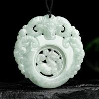 ราคา TIMESWIND สร้อยคอหยกธรรมชาติสำหรับผู้ชายพร้อมจี้สีเขียวอ่อนกลวง Y1N ใบรับรอง (17361488193)