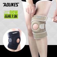 ราคา 919 AOLIKES KNEE SUPPORT ผ้าพยุงหัวเข่า ลดปวดอักเสบหัวเข่า รุ่นหนา วงกลมตรงกลางเข่า ซองดำส้ม (18893965766)