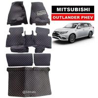 ราคา พรมปูพื้นรถยนต์ 6D MITSUBISHI OUTLANDER PHEV พรม6D สีดำด้ายแดง เต็มคัน (785984695)
