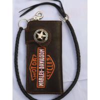 ราคา กระเป๋าสตางค์หนังแท้ กระเป๋าสตางค์ กระเป๋าสตางค์ใบยาว หนังแท้ Handmade Leather ฟรีสายคล้อง (9437622656)