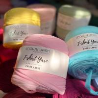 ราคา Snowy Yarn ไหมผ้ายืด made in EU ไหมถัก T shirt yarn (19884824914)