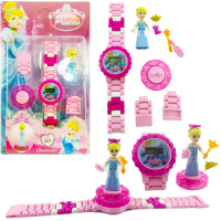 ราคา พร้อมส่ง นาฬิกาเด็ก LEGO นาฬิกาเลโก้ และโมเดลเจ้าหญิง หมุนได้ นาฬิกาดิจิตอล นาฬิกาเด็กผู้หญิง และเด็กชาย (18143092392)