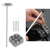 ราคา สายนาฬิกา5ชิ้น เซ็ต6ชิ้น เซ็ตสำหรับสายรัดข้อมือสายนาฬิกาข้อมือตัดสายโซ่ถอดถอดเครื่องมือซ่อมแซมชุดค้อนสำหรับช่างซ่อมนาฬิกา (18468052157)