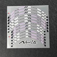 ราคา 16PCS 12 13 14 17 18 รถจักรยานยนต์ล้อยางสติกเกอร์สะท้อนแสงแถบ Decasl Motorbike Racing Hub เทป Universal สำหรับ Honda PCX 150 160 FORZA CB CBR160R REPSOL HRC NS125LA (16742238728)