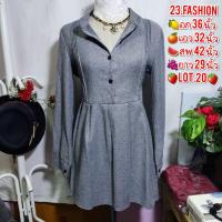 ราคา เดรสแฟชั่น เกาหลี มินิมอล ชุดทำงาน คลีนหอมๆ สวยๆ สภาพดี (21271485055)