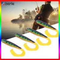 ราคา Kaerle เรือประมงน้ำเกลือน้ำจืดจำลองแบบนิ่มหางยาว2ถุงเหยื่อล่อ (19965403426)