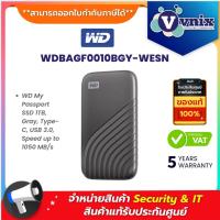 ราคา WD WDS100T2XHE WD MY PASSPORT SSD 1TB GRAY TYPE C USB 3 0 Vnix Group (20759222876)