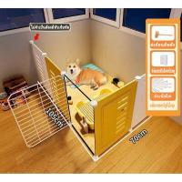 ราคา พร้อมส่ง บ้านสัตวเลี้ยง กรงสุนัข กรงแมว คอกแมว คอกสัตว์เลี้ยง ที่กั้นเเมว คอกกระต่าย คอกสุนัข กรง DIY Pet Cage (21164999136)
