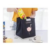 ราคา BigBagsThailand กระเป๋าเก็บอุณหภูมิ ลายฟลามิงโก และลายปลา ขนาด 25 CM รุ่น A049 (614778892)