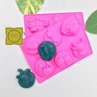 ราคา แม่พิมพ์สบู่ แม่พิมพ์ขนม แม่พิมพ์ซิลิโคน รูปทรง 12 ราศี 6ช่อง 50 กรัม แพ็ค2 PM M50 007 (8721243937)