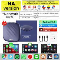 ราคา กล่องเครื่องเสียงติดรถยนต์แอนดรอยด์13 CarPlay Ai TV แบบไร้สาย QCM6125หน้าจอแยก8 core 64G 128G สำหรับ Netflix YouTube Play Store (21170535422)