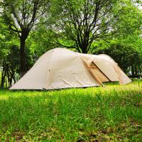 ราคา เต็นท์แคมป์ปิ้งสำหรับครอบครัวกันน้ำน้ำหนักเบา3คนสองชั้น1ห้องนอนหนึ่งห้องนั่งเล่น (19409803669)