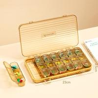 ราคา Ermo ตลับยา ตลับยาพกพา ตลับใส่ยากันน้ำ ตลับยา7ช่อง 7ช่อง กันน้ำ กันน้ำและกันความชื้น ขนาดเล็ก แบบพกพา พกพาสะดวก แบบใส กล่องเก็บยาขนาดเล็ก (20466924160)