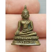 ราคา รูปหล่อพระพุทธ หลวงพ่อดำ ฐานอุดกริ่ง เนื้อทองเหลือง สูง 2 5 ซม (17809756645)