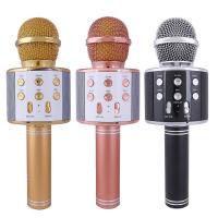 ราคา เครื่องเล่นคาราโอเกะ ไมค์ร้องเพลง บลูทูธ ไร้สาย ไมโครโฟนคอนเดนเซอร์ ลำโพง ในตัวเดียว รุ่นWS 858 50A Rat (1449064153)