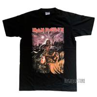 ราคา 2023 เสื้อยืดลำลองสไตล์ใหม่ เสื้อยืดวงร็อค IRON MAIDEN ไอรอน เมเดน เสื้อวง เสื้อยืดไอรอนเมเดน เสื้อวินเทจ เสื้อยืดผ้าฝ้ายแท้ (19614177564)