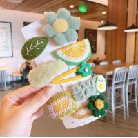 ราคา กิ๊บติดผมเด็กลายการ์ตูนน่ารัก ๆ สไตล์เกาหลี ติดไหมพรมนุ่มนิ่ม (15792504342)