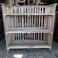 ราคา ชั้นวางของระแนงรอบ ชั้นวางรองเท้า ชั้นวางถ้วยชาม ชั้น DIY านไม้สัก (13127532838)