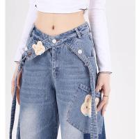 ราคา my ai style กางเกงยีนส์ กางเกงขายาว กางเกงคาร์โก้ผู้หญิง สบายๆ ทันสมัย วินเทจ เท่ WNK2300M3U 42Z231016 (20661485564)