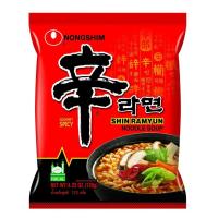 ราคา nongshim shin ramyun มาม่าเกาหลี มาม่าเผ็ดซองแดง นงชิน ชินรามยอน120 g 신라면 (17225936915)