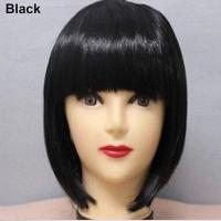 ราคา Dece Florแฟชั่นผู้หญิงเซ็กซี่หน้าม้าแบบเต็มวิกผมสั้นเหยียดตรงBOBOคอสเพลย์ปาร์ตี้เต็มWigs (6394184528)