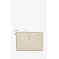 ราคา YSL YvesSaintlaurent CASSANDRE MATELASSÉ TABLET POUCH IN QUILTED LEATHER (21228104445)