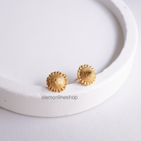 ราคา GOLD EARRINGS รวมแบบขายดี ต่างหูหุ้มเศษทองคำแท้ แบบแป้น เลือกแบบได้ by siamonlineshop (19933777949)