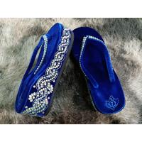 ราคา รองเท้ากำมะหยี่ส้นเตารีดแต่งเพชร (16560231878)