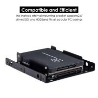 ราคา UnVug12pcs X Scews ใหม่ Dual Mounting 2 5 ถึง3 5 Bay SSD ฮาร์ดไดรฟ์โลหะ HDD Bracket Adapter Dock (16474191412)