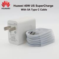 ราคา Stock Original Huawei 40W Supercharge Fast Quick Charger 10V 4A อะแดปเตอร์5A Type C สำหรับ Huawei P30 P40 P10 P20 Pro Lite Mate 9 10 Pro Mate 20 V20 (12526117919)