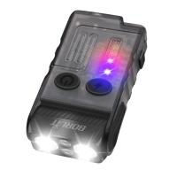 ราคา Boruit ไฟฉาย V20พวงกุญแจ EDC LED แบบหมุนได้ ไฟฉายแม่เหล็กแบบชาร์จไฟได้พร้อมคลิปโคมไฟแม่เหล็ก (21341825182)
