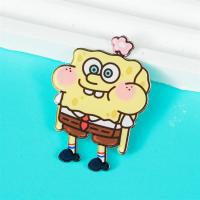 ราคา เข็มกลัดการ์ตูนน่ารัก SpongeBob อะคริลิตกแต่งอุปกรณ์เสริมกระเป๋า Mendolia (21100831004)
