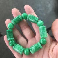ราคา สร้อยข้อมือสร้อยข้อมือลูกปัดหยกมรกตถนนทรงกระบอกสีเขียวแห้งสร้อยข้อมือสีเขียวมิ้นต์สร้อยข้อมือหยก (19970595076)