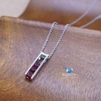 ราคา Madduckjewels จี้พลอยแท้โกเมน Garnet ตัวเรือนเงินแท้ ชุบโรเดียม PD2102GN (17425768029)